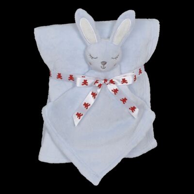 Embroiderbuddy Konijn dekenset, blauw Thumbnail